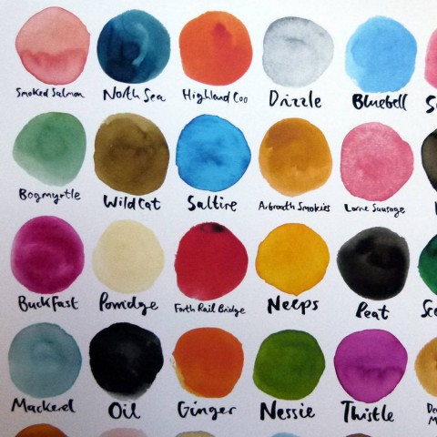 Fifty Shades of Scotland A3 print - Made in Scotland Fifty Shades of Scotland A3 print - Made in Scotland